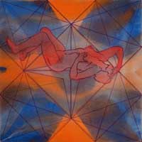 Erotic #2 2011, 12”w x 12”h, acrylic on canvas