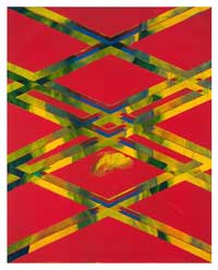 Reclining Yellow Torso  2012, 40”w x 50”h,  acrylic on canvas